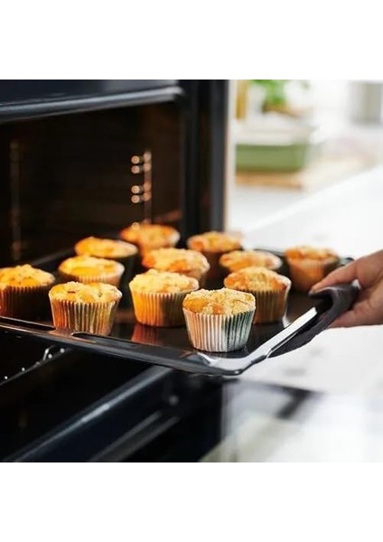 Krustıstel Muffin Kağıdı, Gri-Beyaz, 65 Adet fiyatları