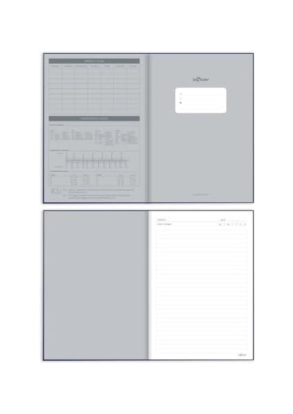 Ofis Defter Çizgili Kahve modelleri