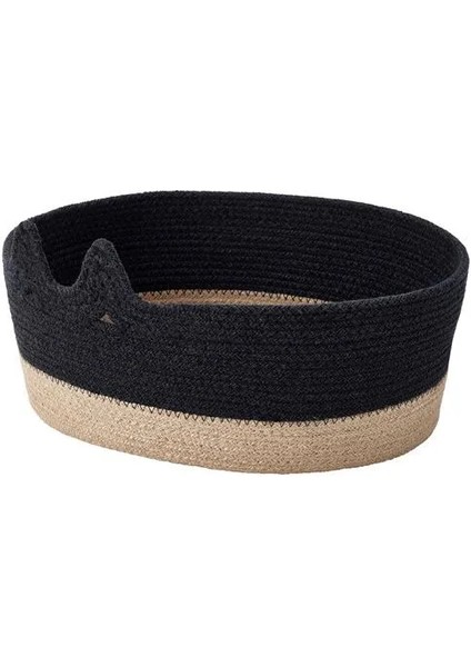 Mavınn Sepet Siyah Natürel 38 x 30 x 18 cm