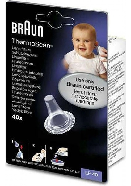 Thermoscan LF40 Yedek Filtre %0 Bpa 40'lı Paket fiyatları