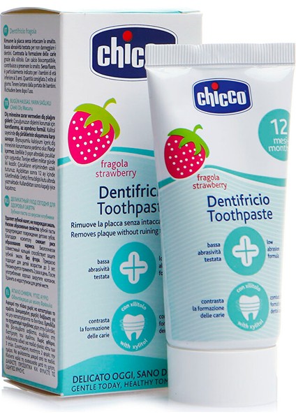 Diş Macunu 12 Ay+ Çilekli modelleri