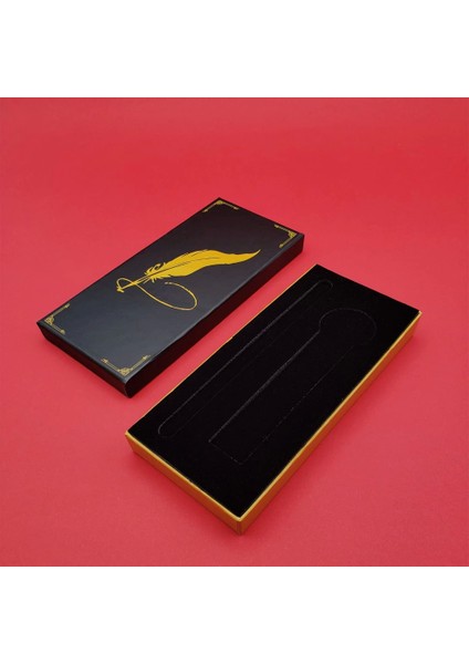 Tüylü Kalem Baskılı Kutu - Lisinya