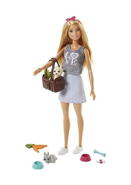 Bebekler ve Evcil Hayvanlar ve Sevimli Hayvan Arkadaşları, Yavru Köpek, Tavşan ve Temaya Uygun 7 Parçayla FPR48 FPR48 fiyatları