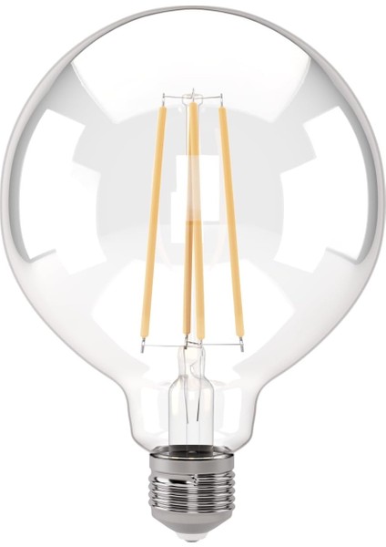 E27 Dim Edilebilir Filaman G95 Lamba 7W 806LM 2700K Clear
