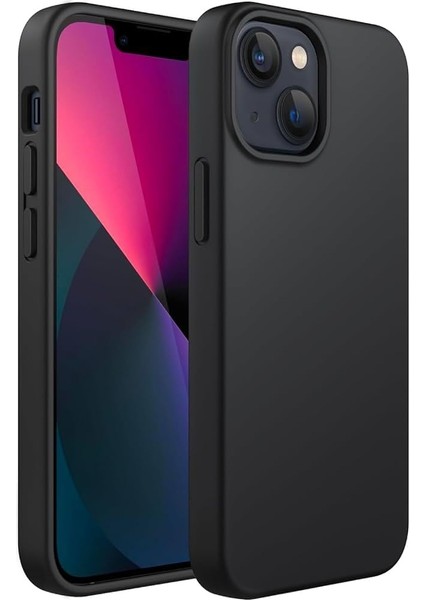 Ggm Aksesuar 15 ile Uyumlu Içi Kadife Dışı Mat Yapıya Sahip Koruma Sağlayan Lansman Silikon Kılıf (Siyah)