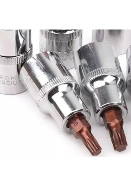 Torx Kısa Lokma 1/2 T30