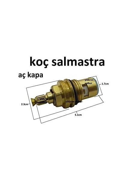 Salmastra Aç Kapa Musluk Içi Salmastıra Sarı Dişli Aç Kapa Model fiyatları