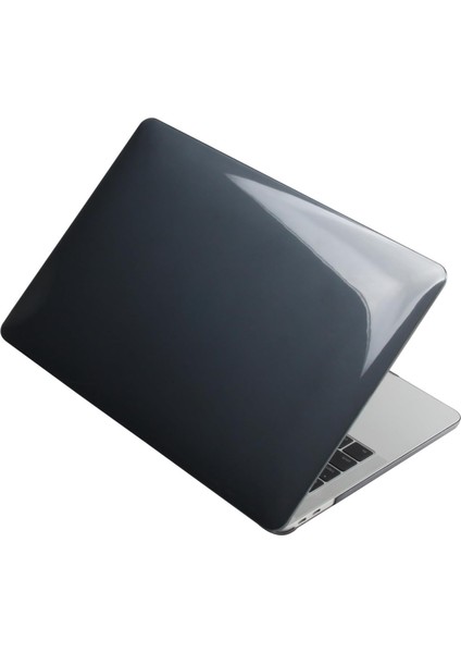 MacBook Air 13 Kılıf A1369 A1466 2010 2017 Kristal Parlak Şeffaf Sert Kapak Çizilmez Koruma Eski USB Girişli Seri Uyumlu Siyah