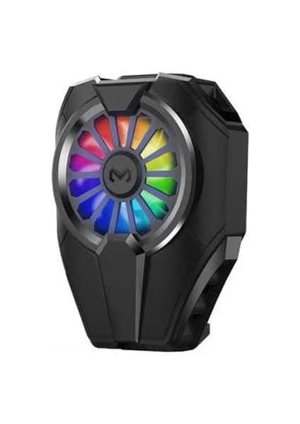 Super Soğutucu 6000 Devir Rgb Işıklı Kasırga Telefon Soğutucu Elefon Soğutma Fanı Radyatör Soğutucu