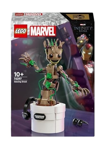 | Dans Eden Groot 76297 – 10 Yaş ve Üzeri Süper Kahraman Severler Için Karakteri Içeren Yaratıcı Oyuncak Model Yapım Seti (459 Parça) fiyatları