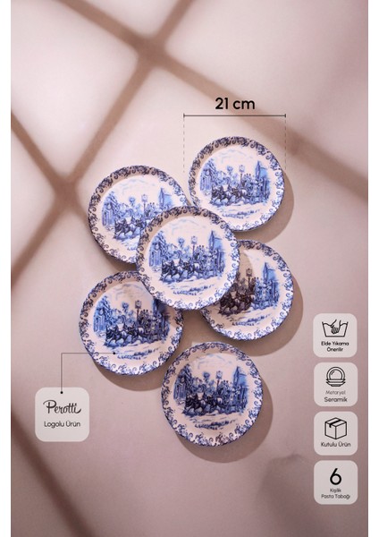 Coaching Brothers 6 Kişilik Pasta Takımı 21 cm indirimleri