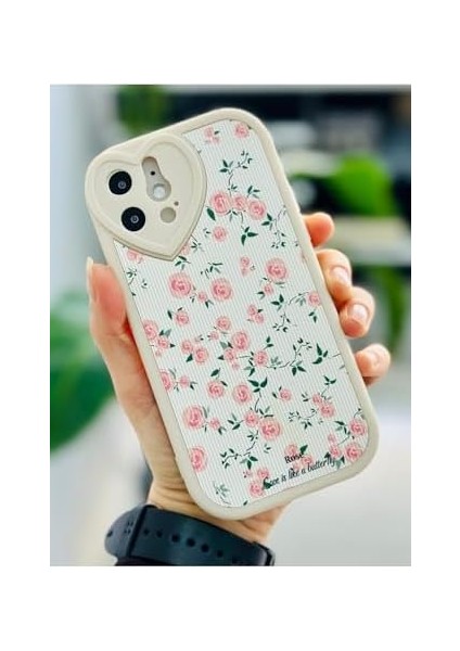 Aksesuar 12 ve 12 Pro ile Uyumlu Kaplama Mini Çiçek Tasarımlı Yumuşak Silikon Kamera Korumalı Kılıf fiyatları