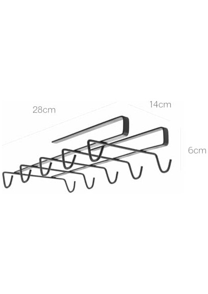 My Mug- Askısı Lava Kaplama Siyah, 28X14X6CM modelleri