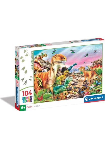 104 El. Super Kolor Land Of Dinosaurs