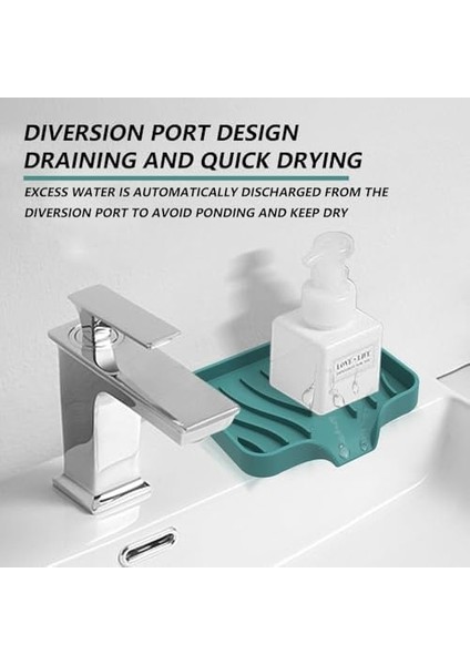 Silikon Mutfak, Su Giderli Esnek Sabunluk Gri Renk fiyatları