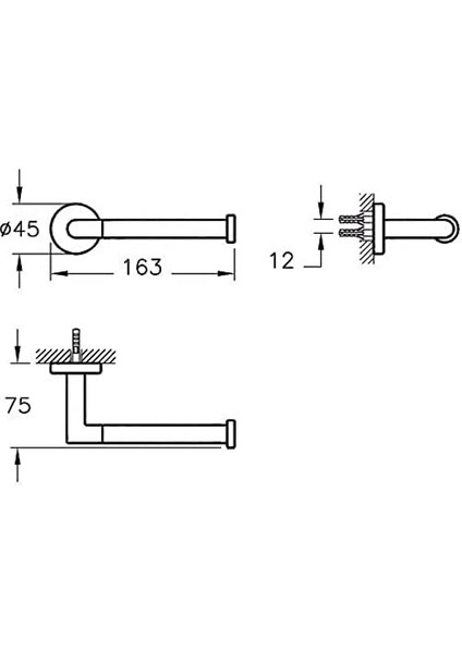 Minimax A44789 Yedek Tuvalet Kağıtlığı, Krom fiyatları