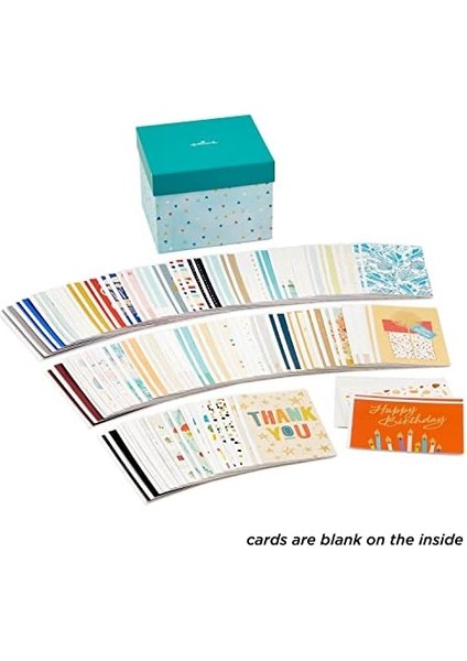 Tüm Kutulu Kart Düzenleyicili Çeşitli Boş Tebrik Kartları Seti (100&APOS;LÜ Paket) —doğum Günü, Teşekkür Ederiz, Tebrikler, Düğün, Bebek, Seni Düşünme, Sempati modelleri