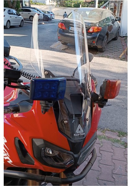 Yeni Africa Twin Kısa Tur Camı Seffaf 2016 2019 Uyumlu Cam Yükseklik 55CM x Üst Genişlik 41CM fırsatları