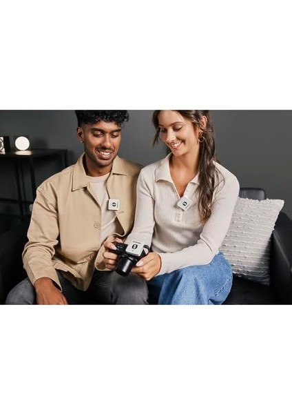 Me, Dahili Mikrofonlu Kablosuz Mikrofon Seti, Gain Assist Teknoloji, 100 Metre Menzil - Beyaz modelleri