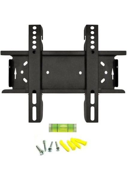 Marka ve Modellere Uyumlu 30&apos;&apos; 32" - 81 82 Ekran Uydu Alıcılı Hd Smart LED Tv Duvar Askı Aparatı + Su Terazili