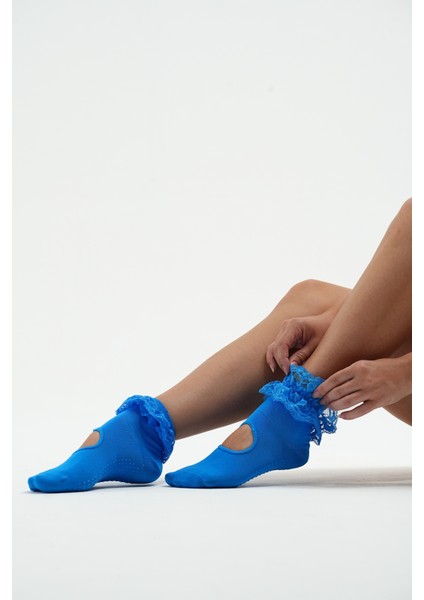 M'tutu Mavi Kaydırmaz Spor Çorap modelleri