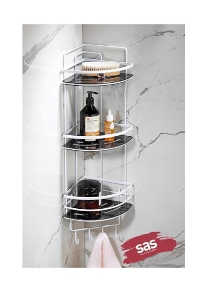 Haus Yapışkanlı Ömür Boyu Paslanmaz Ayarlanabilir Raf Düzenleyici Şampuanlık Lk-03 Bsbk fiyatları