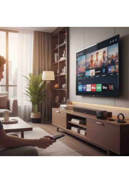 Tv 4K Ultra Hd Android Tv Box Chromecast Dahili Google Asistan Destekli fırsatları