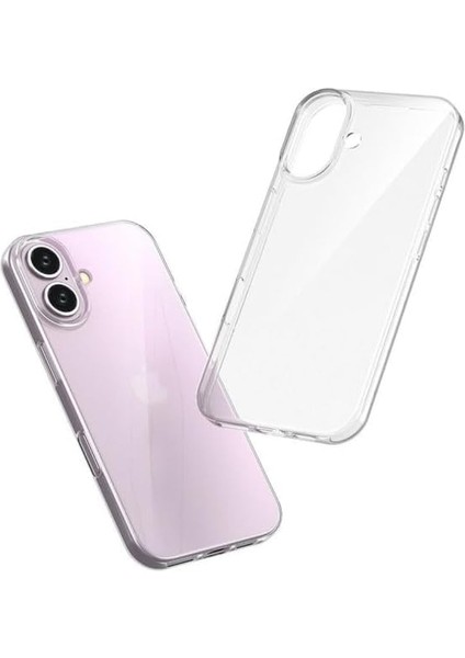 16 (6.1 Inç) Uyumlu Ultra Şeffaf Silikon Koruma Kılıfı - Tam Kasa Şok Emici Transparan Kılıf modelleri