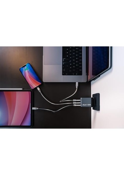 32201 Gnc-65 3-Bağlantı Noktalı 65W Gan Duvar Şarj Cihazı fiyatları