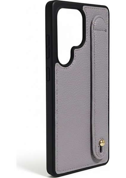 Samsung Galaxy S25 Ultra Lila,tutmaçlı Yumuşak Deri Kılıf modelleri