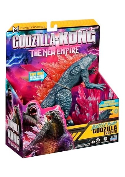 x Kong Deluks Aksiyon Figürü 18 cm Sesli Godzilla Evolved modelleri