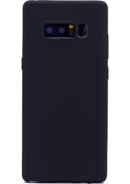 Iletişim 8 ile Uyumlu Kapak Mat Siyah Silikon Lux Kılıf