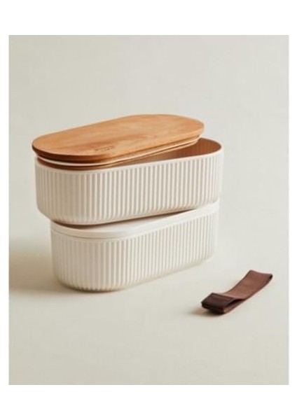 Tasarımlı 2 Katlı Saklama Kabı | Bpa Içermez, Taşınabilir, Prati modelleri