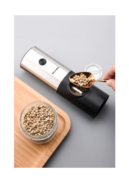 LED Işıklı Otomatik Ayarlanabilen Tuz Karabiber Değirmen Öğütücü fiyatları