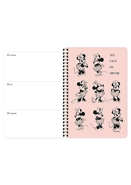 Minnie Mouse 2023 Haftalık Ajanda - Get It, 13X19,5 modelleri