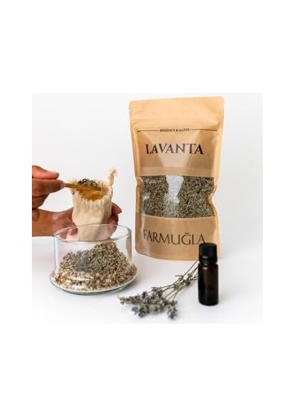 Lavanta Kurusu 100G. Dolapları, Çekmeceleri ve Ortama Güzel Koku Yayar ve Sakinleştirir, Ev ve Ofis Için Saf, Güçlü, Kokulu Lavanta Çiçekleri modelleri