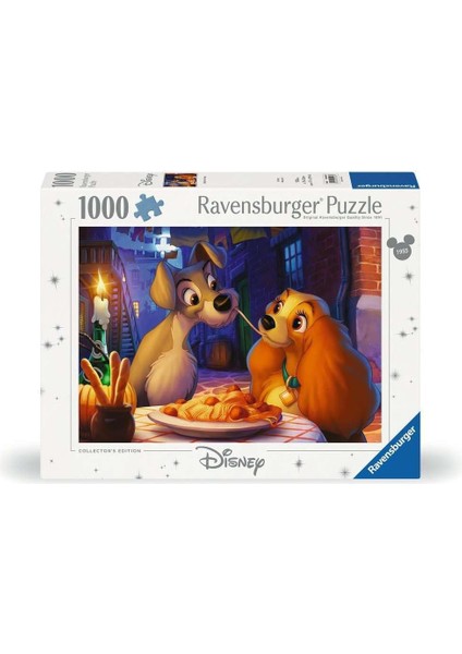 1000P Puzzlezle Wd Leydi ve Sokak Köpeği, Yapboz