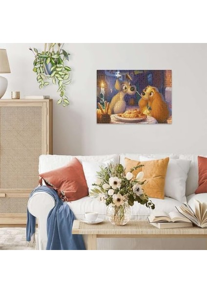 1000P Puzzlezle Wd Leydi ve Sokak Köpeği, Yapboz modelleri