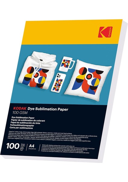 100 Gr/m2 20X30(A4)-100 Adet Sublimasyon Transfer Kağıdı - 9891-194