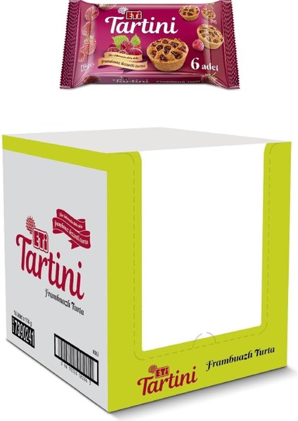 Tartini Frambuazlı Turta 114 G x 14 Adet