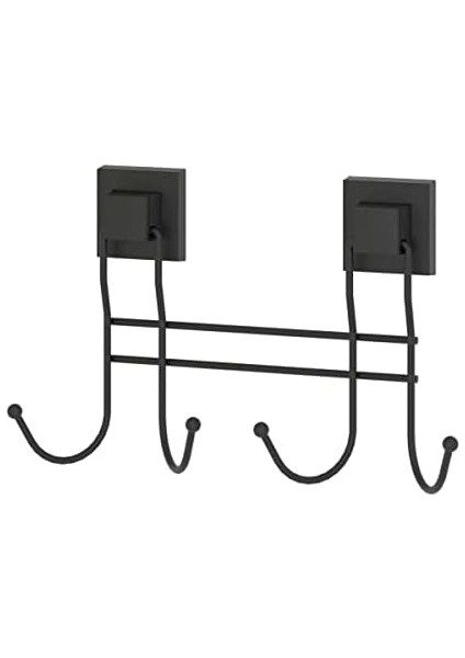 Delme Vida Matkap Yok! Yapıskanlı Dörtlü Askılık Mat Siyah EF252 modelleri