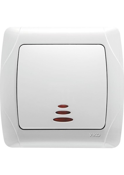 Carmen Beyaz Işıklı Anahtar Çabuk Bağlantı