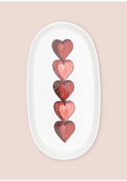 Luv Oval Servis 2li 29 cm indirimleri