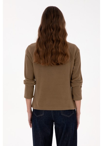 Kadın Haki Sweatshirt 50316714-VR027 indirimleri