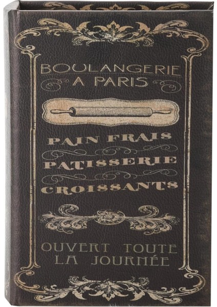 Concept Bistro Cafe Kitap Kutu 14X5X21 cm