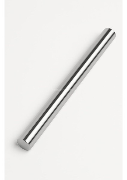 40 cm 304 Paslanmaz Çelik Oklava Ergonomik Merdane Yapışmaz Yüzeyli Hamur Açma Aparatı Pizza Kurabiye Gözleme Makarna Için Profesyonel Mutfak Aracı