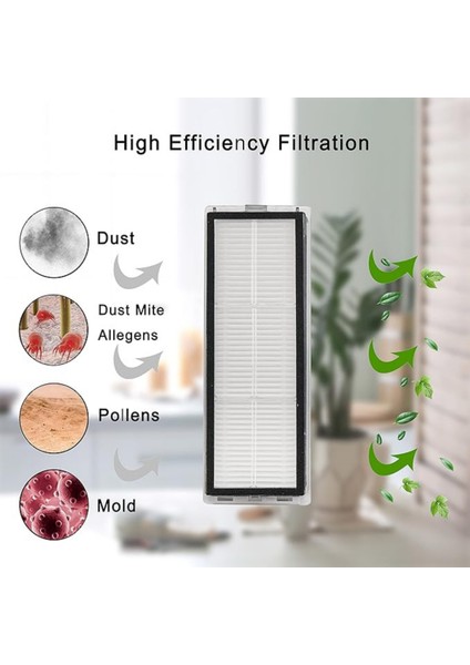 Xiaomi S10 Plus / X10 Plus / S10 Plus / S20 Plus Uyumlu Hepa Filtre,fırça Yedek Parça Seti-5 Parça fiyatları