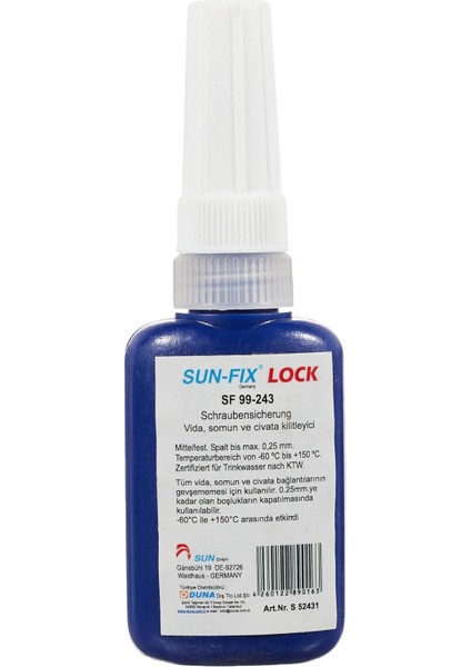 S 52431 Civata Sabitleyiçi, 10 ml