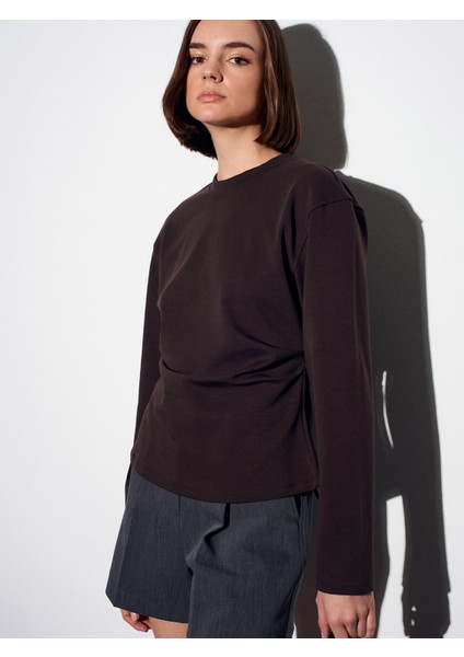 32280 Yanları Büzgülü Top-Koyu Kahve fiyatları