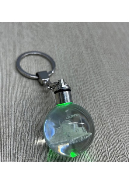 Ledli Ayasofya Tasarımı Kristal Anahtarlık ALK3803 ( Lisinya )